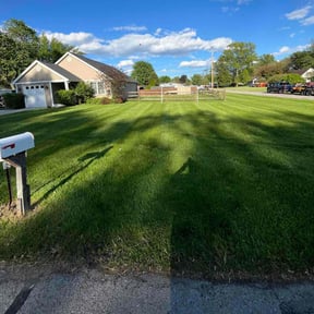 residential landscaping by Griner services reviewed on August 19, 2025