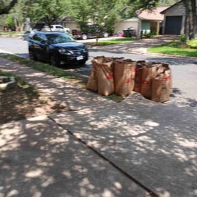 Leaf Removal by Sunnyville Landscapes 1120 Everett drive reviewed on August 21, 2025