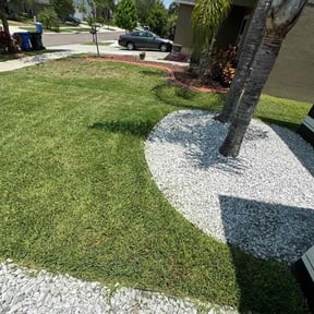 landscape maintenance by A Lawn Service reviewed on August 15, 2025