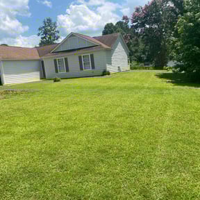 residential landscaping by A man and his mower reviewed on August 19, 2025