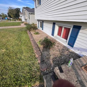 Flower Bed Weeding by Vb lawn service reviewed on October 23, 2025