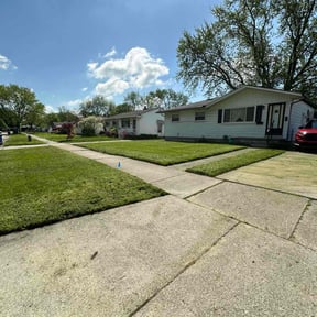 turf care by Tony's lawn services/Plowing reviewed on August 15, 2025