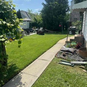 grass maintenance by Yard Barber lawn service reviewed on August 19, 2025