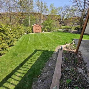 landscape maintenance by Johnson lawn services reviewed on August 18, 2025