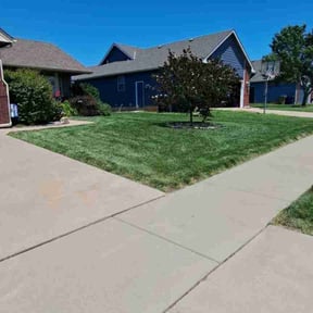 grass cutting by Longview lawns and Land scaping LLC reviewed on October 6, 2023