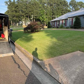 yard care by P's lawn service reviewed on August 16, 2025