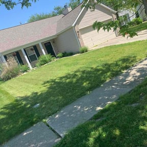 grass maintenance by St Charles Services reviewed on July 21, 2022
