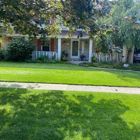 landscape maintenance by Corey's Cuts Lawncare LLC reviewed on August 19, 2025