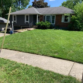 yard care by Haddad's lawn care and landscaping reviewed on August 18, 2025