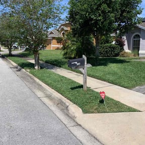 yard service by Team one lawn service reviewed on August 20, 2025