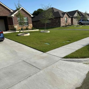 residential landscaping by Nate&#039;s lawn care reviewed on August 17, 2025