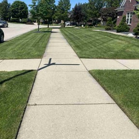 yard care by H & J Lawn services and landscape reviewed on August 17, 2025
