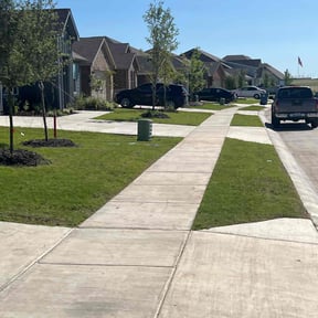 residential landscaping by Abams lawn care reviewed on December 17, 2025