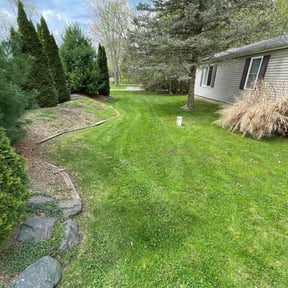 residential landscaping by Lawrence Lawn Care reviewed on August 16, 2025