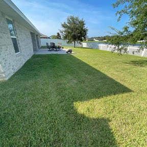 landscaping services by Bo&#039;s lawn care reviewed on August 21, 2025