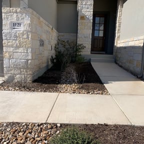 Flower Bed Weeding by sharp edge landscape reviewed on August 19, 2025