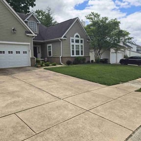residential landscaping by Bakers lawn service reviewed on August 19, 2025