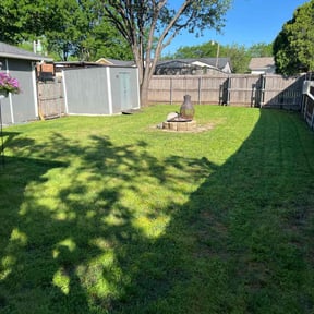 yard care by A Stone&#039;s Mow reviewed on November 20, 2025