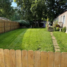 residential landscaping by Indy's Grass Slingers. LLC. reviewed on August 16, 2025