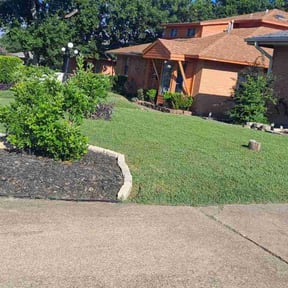 residential landscaping by Richard&#039;s lawn care services reviewed on November 21, 2025