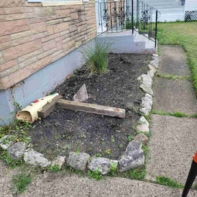 Flower Bed Weeding by Wright’s lawn care reviewed on September 16, 2026