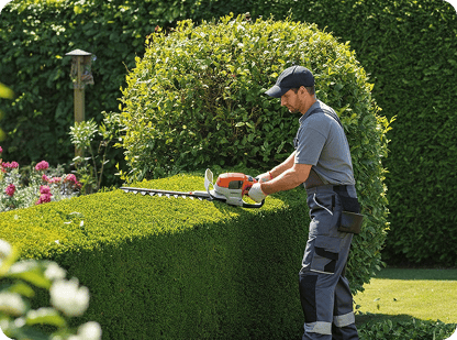 Bush Trimming service in action