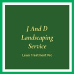 J And D Landscaping Service Logo