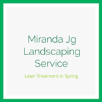 Miranda Jg Landscaping Service Logo