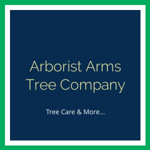 Arborist Arms Tree Company Logo