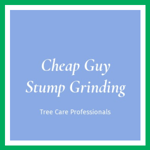 Cheap Guy Stump Grinding Logo