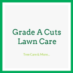 Grade A Cuts Lawn Care Logo