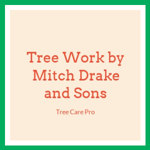 Tree Work by Mitch Drake and Sons Logo