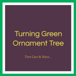 Turning Green Ornament Tree Logo