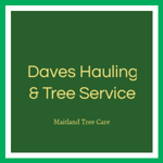 Daves Hauling & Tree Service Logo