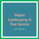 Vaquiz Landscaping &amp; Tree Service Logo