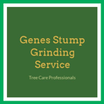 Genes Stump Grinding Service Logo