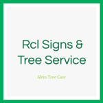 Rcl Signs & Tree Service Logo