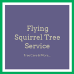 Flying Squirrel Tree Service Logo
