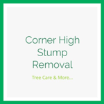 Corner High Stump Removal Logo