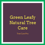 Green Leafy Natural Tree Care Logo