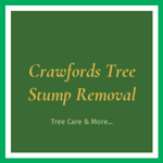 Crawfords Tree Stump Removal Logo