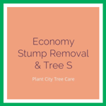 Economy Stump Removal &amp; Tree S Logo
