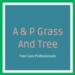 A &amp; P Grass And Tree Logo