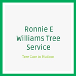Ronnie E Williams Tree Service Logo