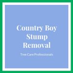 Country Boy Stump Removal Logo