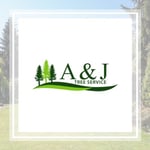 A &amp; J Tree Service Logo