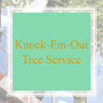 Knock-Em-Out Tree Service Logo