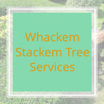 Whackem Stackem Tree Services Logo