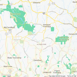 LawnStarter service area around  Allison Park PA 