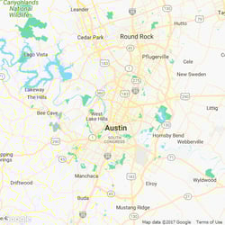 LawnStarter service area around 814 San Jacinto Boulevard #200 Austin TX 78701